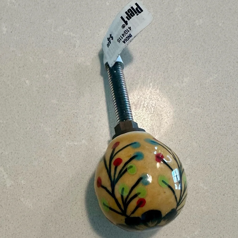 Pier 1 Knobs Porcelain Cabinet Drawer Knobs